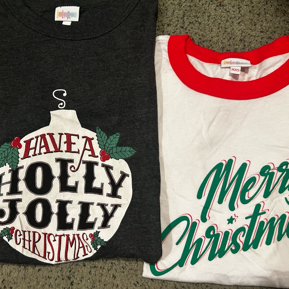 Christmas Graphic Tees Set